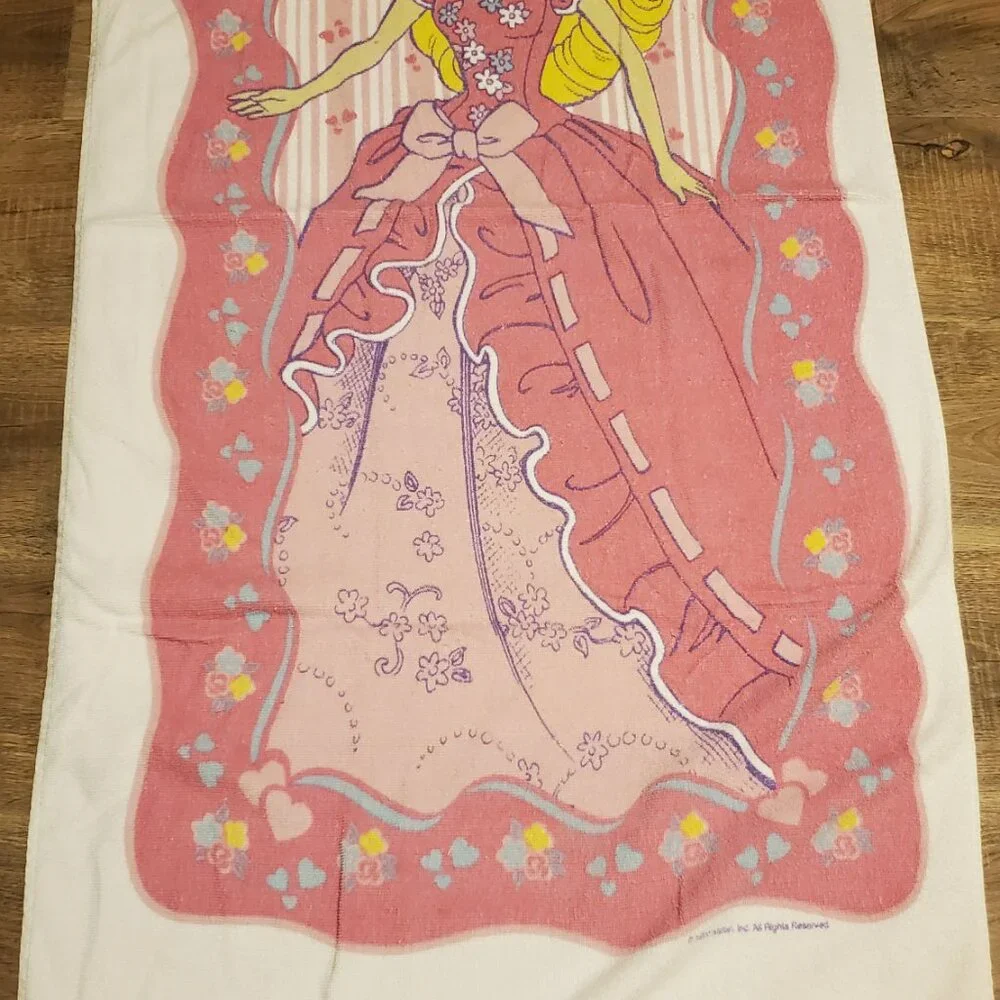 Barbie Vintage Beach Towel - Measures 58